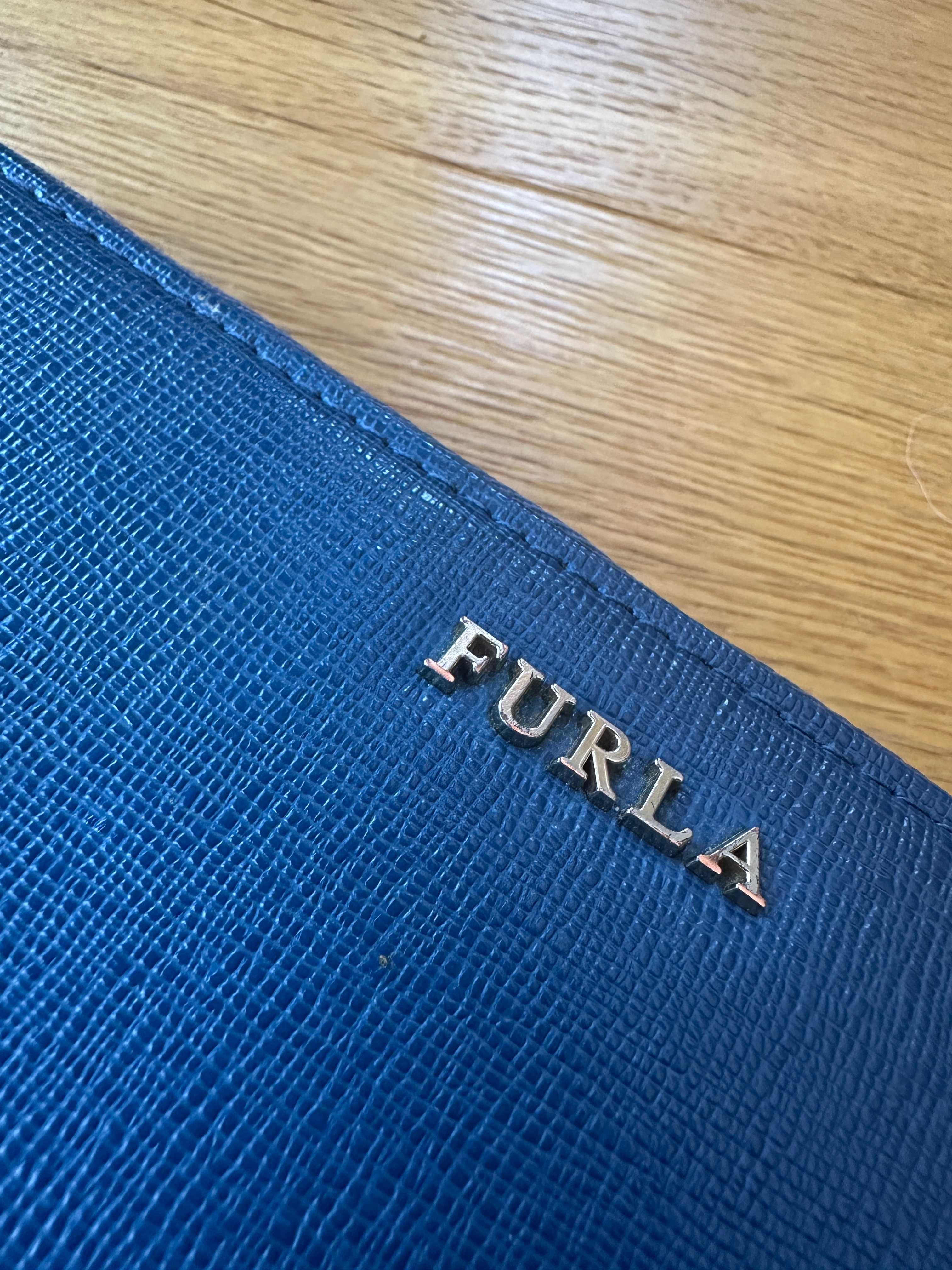 Furla портмоне Babylon XL синьо