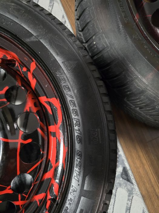 Jante de tabla plus cauciuri de iarna 185 55 r15