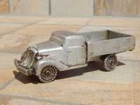 Jucarie f veche camion din aliaj argintat 1:43 fab Germania anii '30