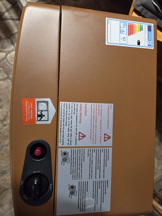 Газова печка неизползвана