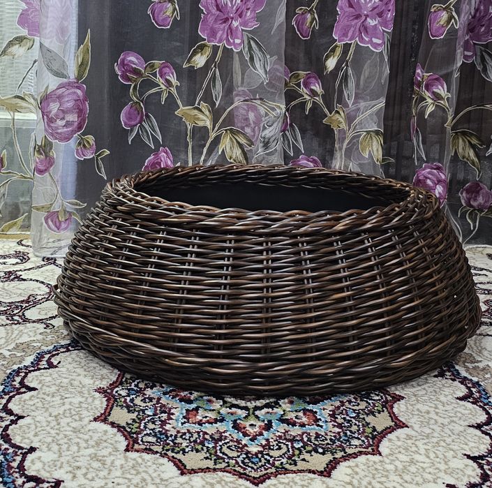 Юбочка для ёлки  из ротанга