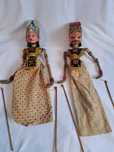 set marionete lemn Wayang insula Java - cadou