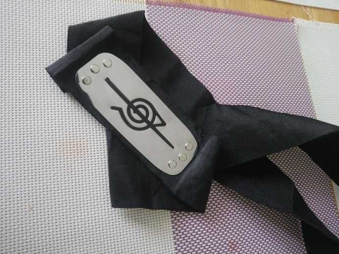 Costum Naruto- 3 accesorii : roba+bandana+inel Anime Cosplay 130-150cm