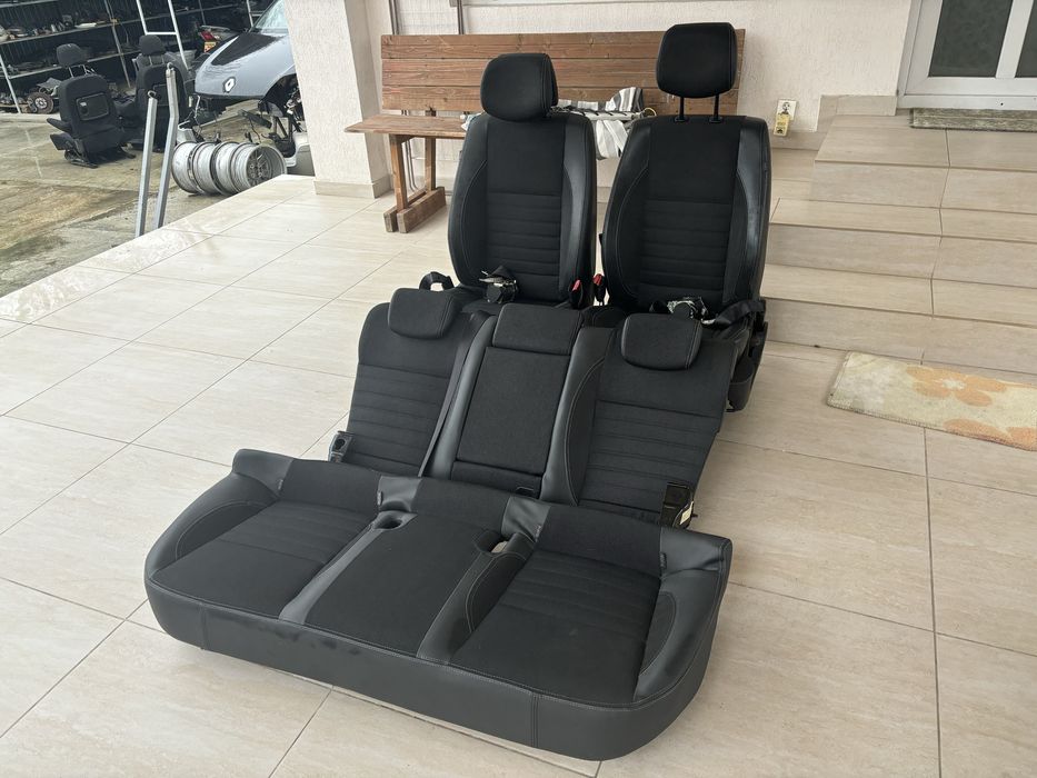 Interior semipiele +textil renault  laguna 3 cu centuri siguranta