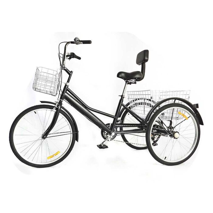Tricicleta adulti 24'' 7 viteze doua cosuri-produs nou