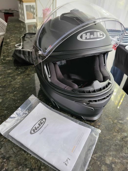 Casca moto neagra HJC i71 marime S / cu PINLOCK