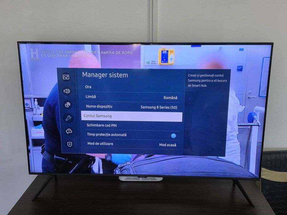 Televizor LED Smart SAMSUNG Seria 8 Ultra HD 4K HDR 125 cm
