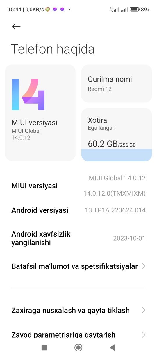 Redmi 12 Xotra 8/256