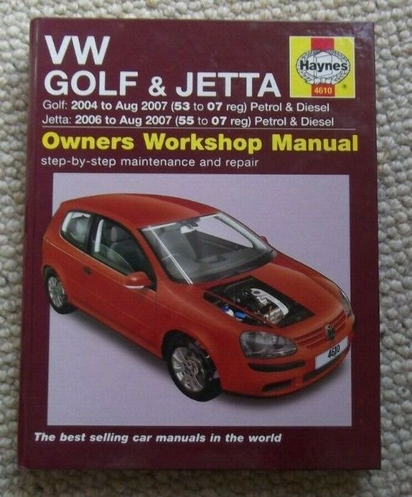 Manual auto Haynes: VW Golf & Jetta anii 1999-2005, 2004-07 si 2009-12