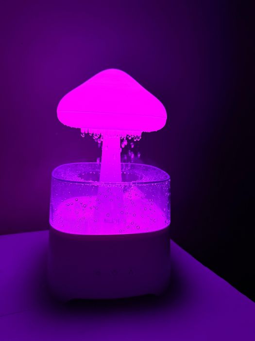 Umidificator/Nor de ploaie/Difuzor Aromaterapie/ Bluetooth/Lampa/ 7 cu