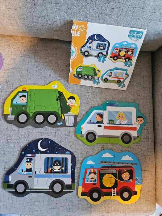 Vand lot 6 puzzle-uri bebe, TREFL si Noriel, 80 Ron
