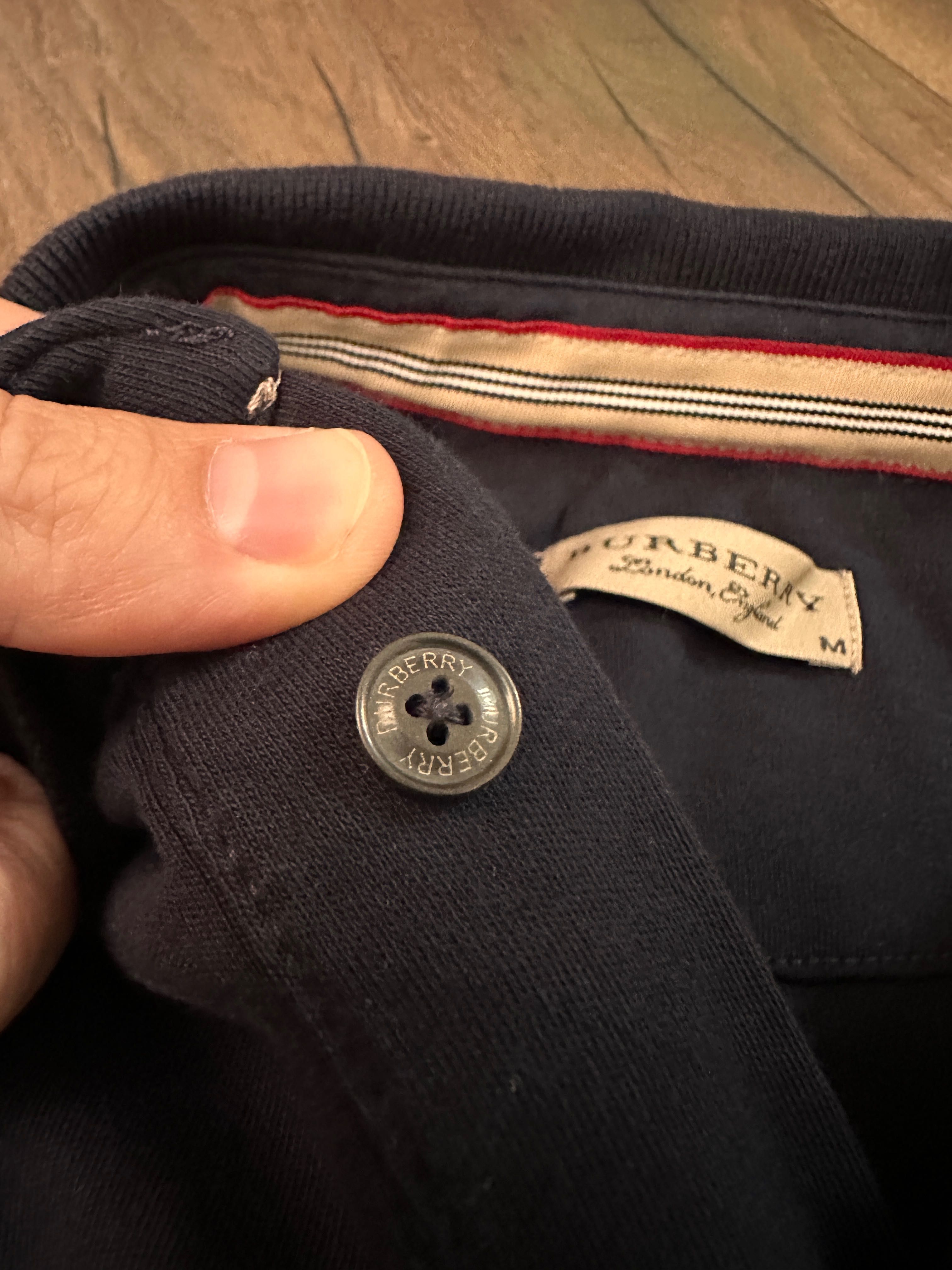 Burberry мъжка тениска с яка