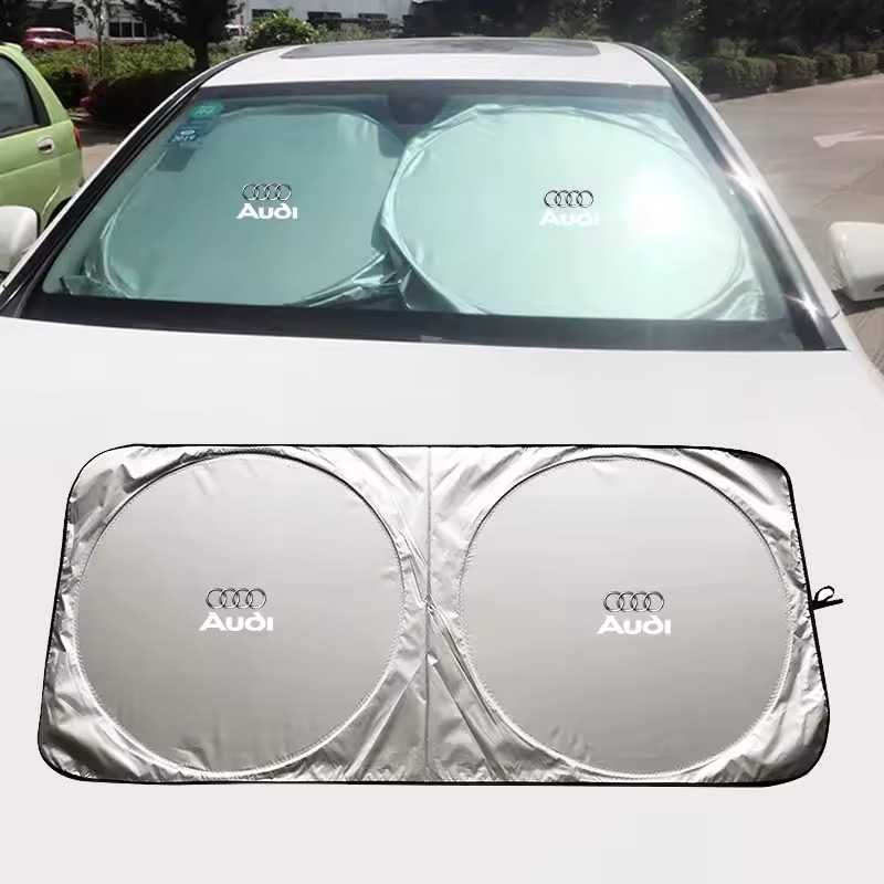 Parasolar AUTO Parbriz AUDI A3 A4 A5 A6 Q3 Q5, 140x70cm, Ultra Pliabil
