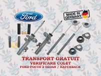 Set amortizoare cu flanse si protectii Ford Focus 2 Sedan / Hatchback