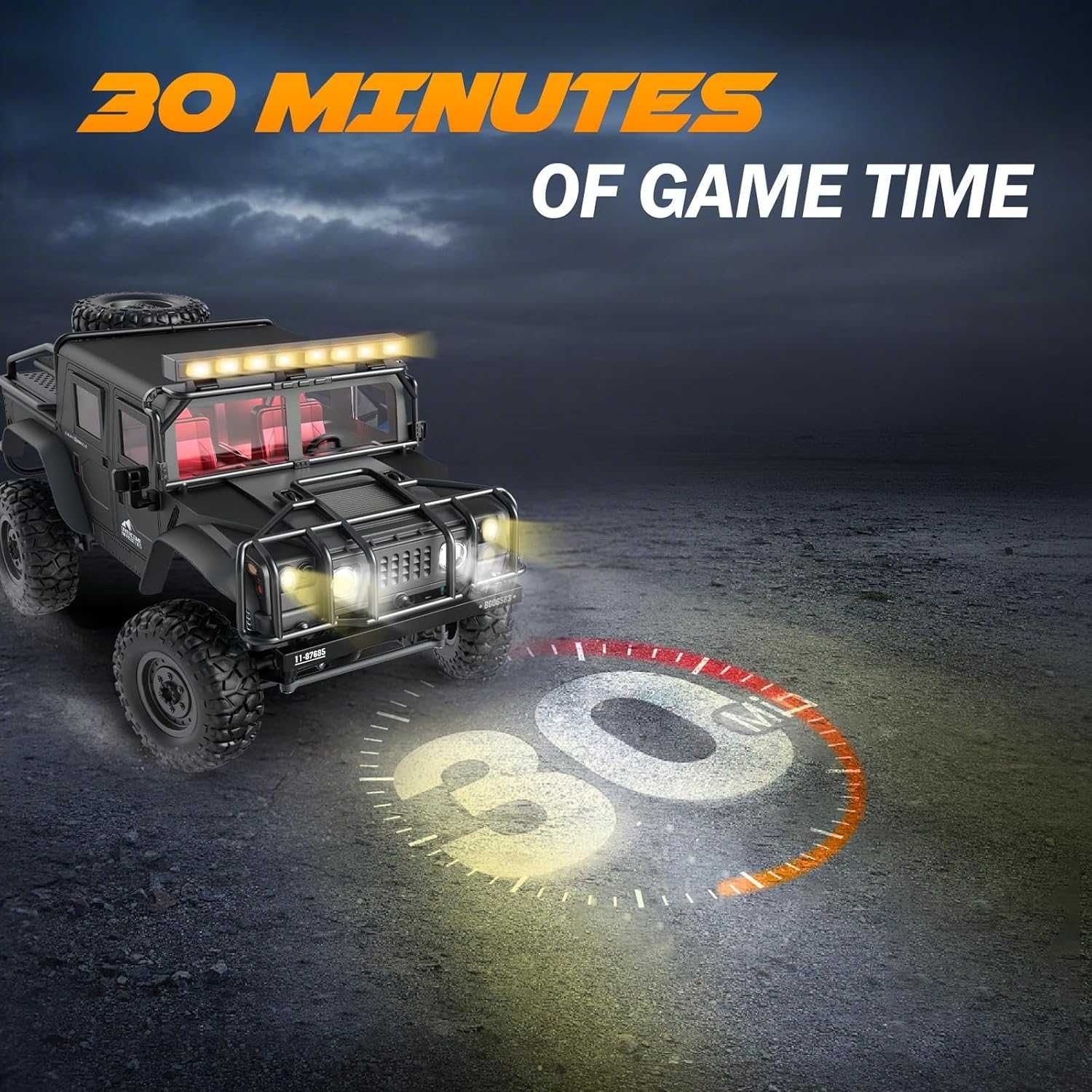SIMREX Джип 1/12 20 км/ч, 4x4, 30мин бат.2.4GHz