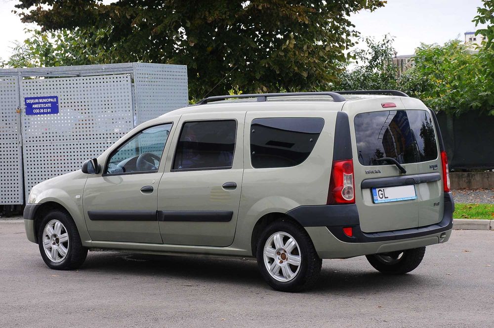 DACIA Logan MCV 7 locuri 2008 1.6i 16v 105 CP E4 AC, unic proprietar