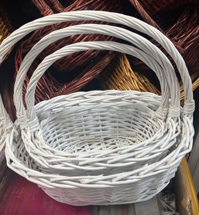 Корзины плетеные подарочные