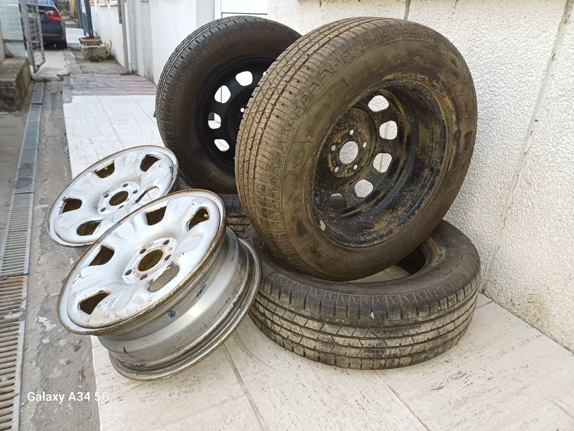 Roti jante Duster anvelope 215 65 R16 CONTINENTAL Michelin Bridgestone