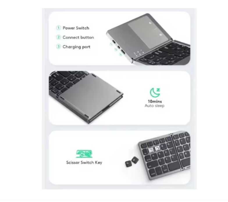 Tastatura pliabila si touchpad