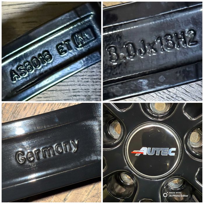 Set Jante Bi Color cu anvelope 225/40/18 VW Golf Skoda Passat