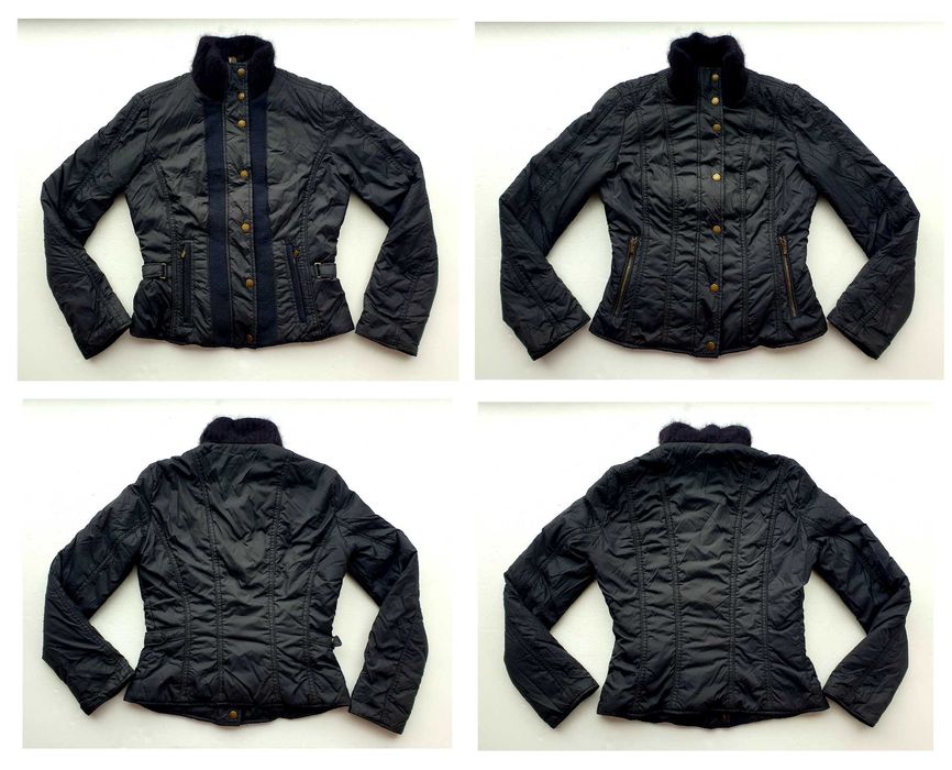 пухено яке двулицево Moncler Max Mara Escada Etro Boss Hilfiger M
