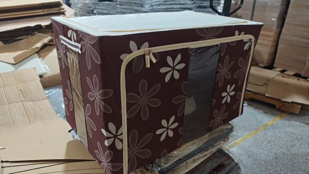 Контейнер для хранения одежды с жёстикм каркасом 3 цвета