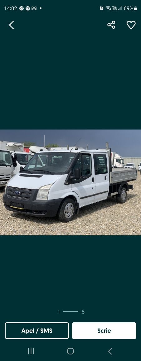 Uși Ford Transit 7 locuri 2012