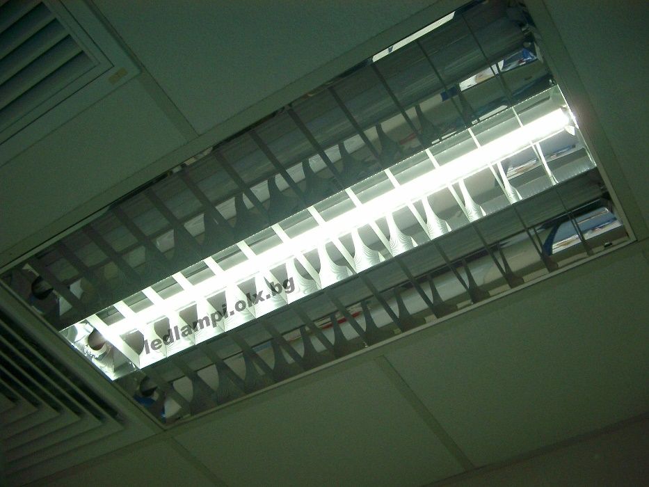 LED светодиодна тръба / пура T8 ЛЕД 60см 120см ) + ШИНА за тръби пури