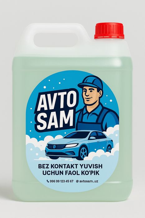 Avto. shampun, Pena,Magic,Vosk mahsulotlari endi bizda mavjud.