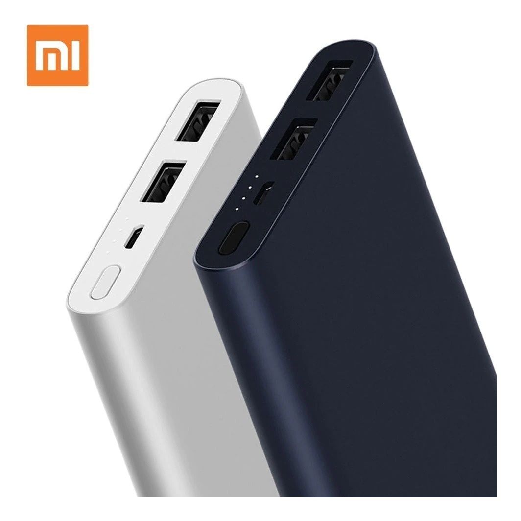 Портативное зарядное устройство, Xiaomi Mi Power Bank, 10000 mah, сини