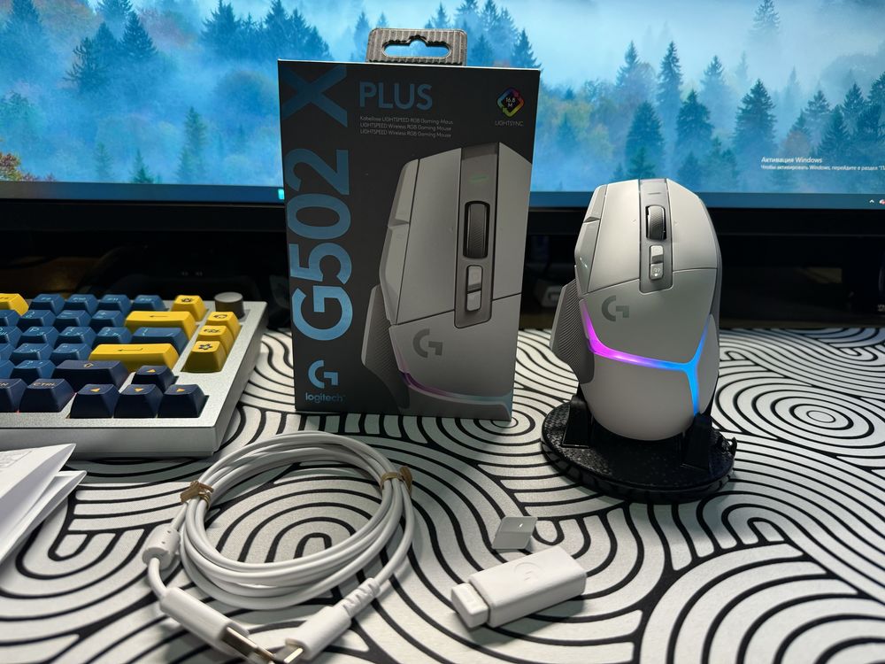 Новый logitech g502 x Plus