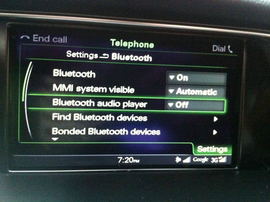 Activare bluetooth audio si telefon Audi MMI 3G VW Touareg RNS 850