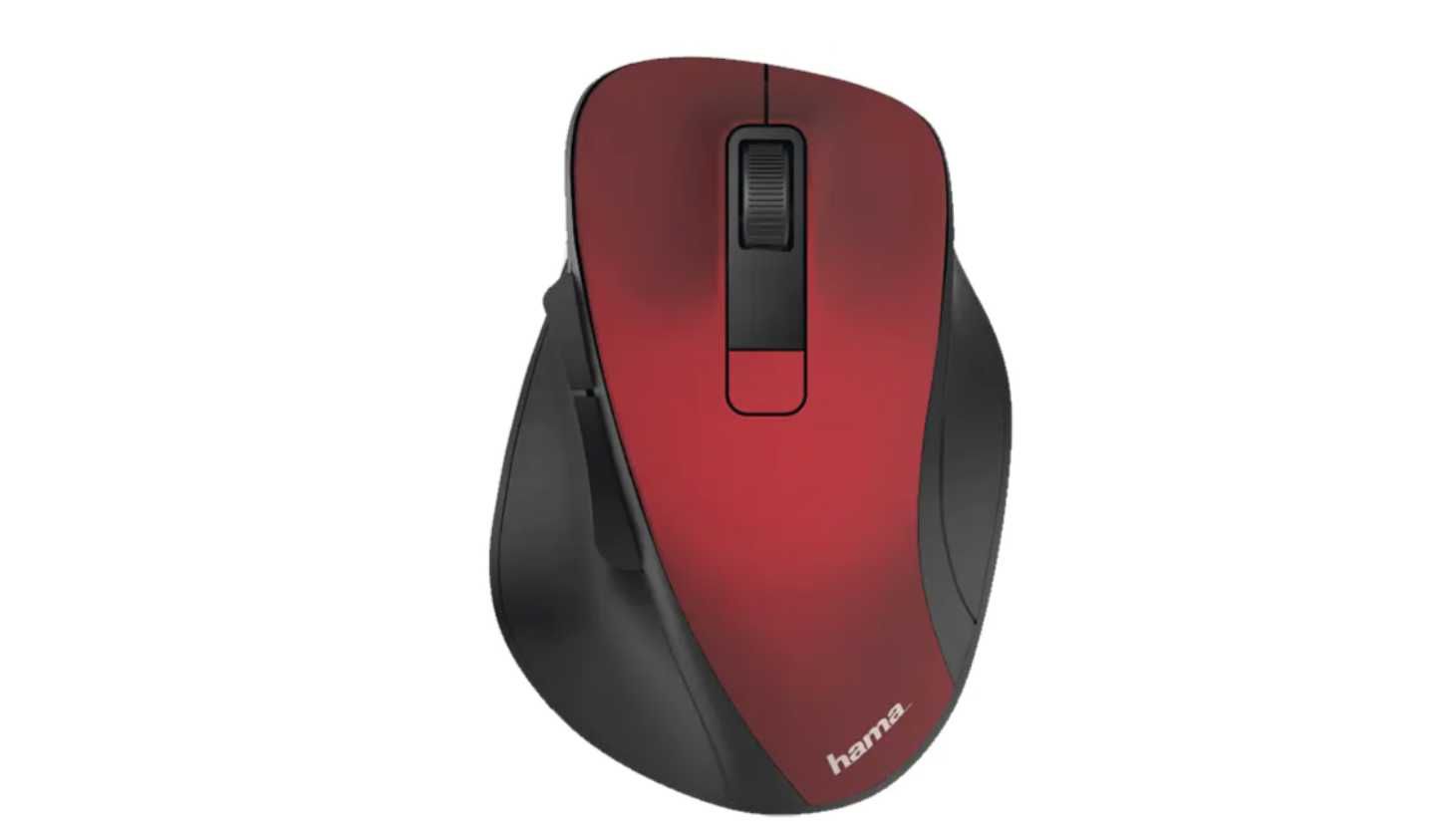 Mouse Wireless HAMA MW-500, 1600 dpi, rosu