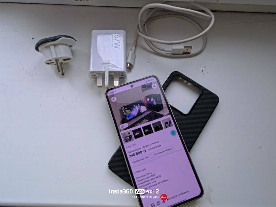 Продам Xiaomi mi 14t 16/512gb Белый 144 герц дисплей