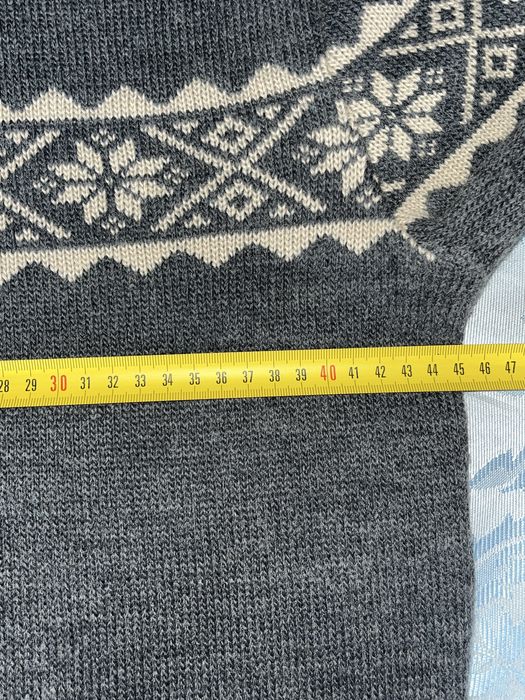 Pulover cu motiv festiv, 100% lână, Stefanel