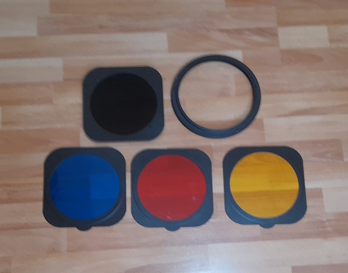 Универсальный набор  шторки, соты и 4 цветных фильтра