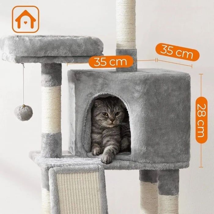 Ansamblu de joaca pentru pisici- Cat Tree 115cm