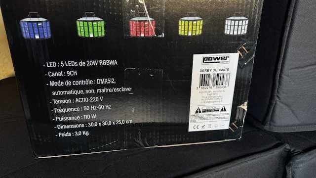 Светлинен LED ефект Derby Ultimate - Flower 5 x 20W, нов !
