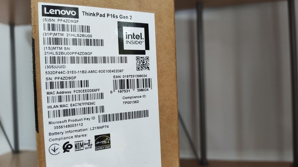 Mobile Workstation Lenovo Thinkpad P16s gen2 I7 1370p 4k oled sigilat