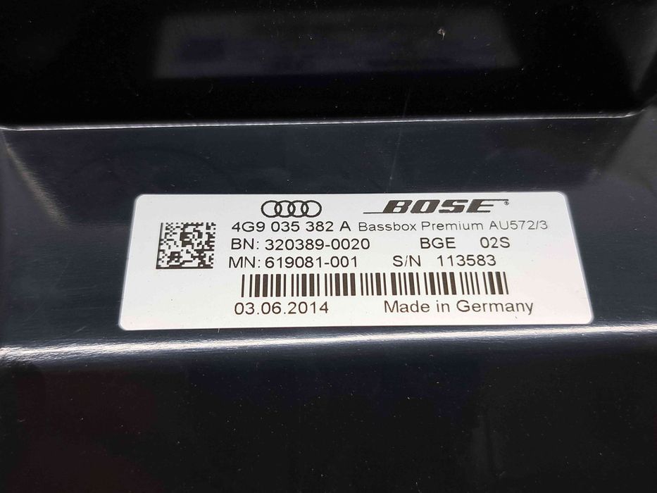 Subwoofer Audi A7 Sportback (4GA) [Fabr 2011-2017] 4G9035382A