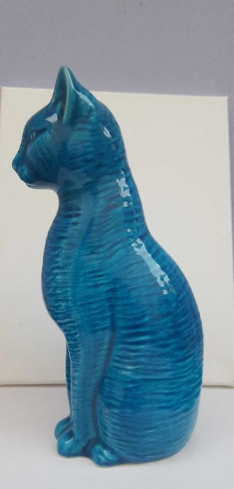 ceramica pisica albastra
