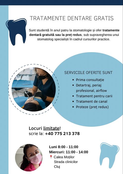 Tratamente dentare gratis