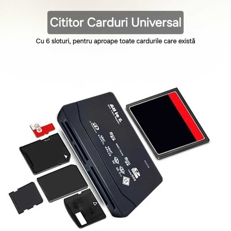 6in1: cititor carduri și Password Box. Transfer rapid. UsbC.