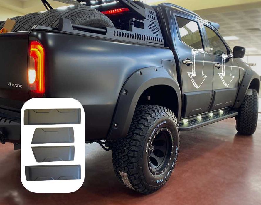 Добавки за вратите мерцедес х - клас в470 / mercedes x-class