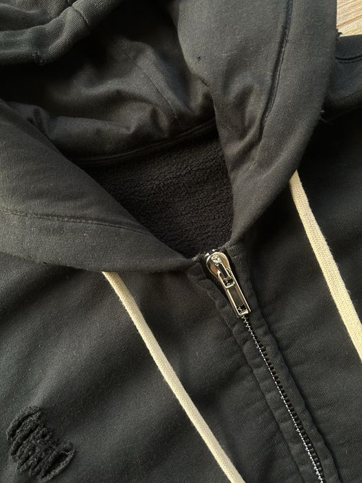 Rick Owens Distressed Hoodie