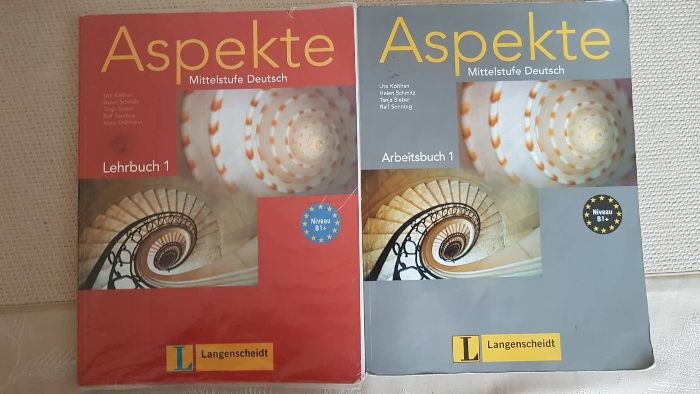 Учебници, тетрадки, речник и адаптирани книги на немски език