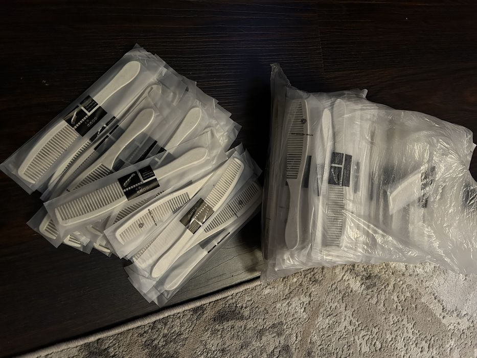 Одноразовые расчески для гостиниц