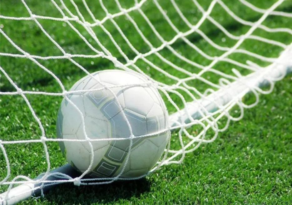 Сетка для больших футбольных ворот, зеленая