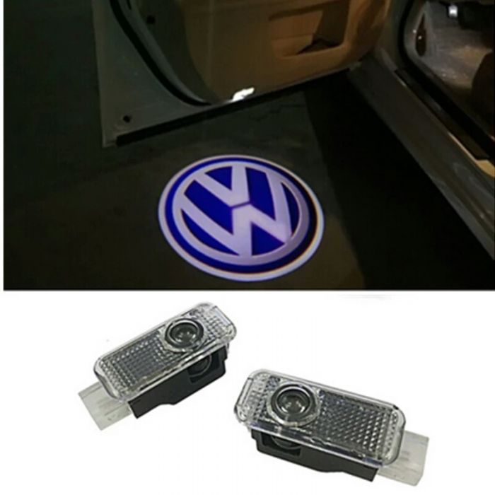Lampi Led dedicate pentru portiere cu logo Volkswagen passat b5, 5.5
