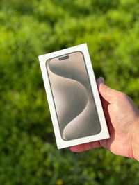 iPhone 15 PRO 128GB Natural titanium, NOU, GARANTIE, SIGILAT